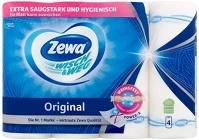 Zewa 12.01724 Kéztörlő tekercses háztartási  wisch&weg original 2 rétegű 4 tekercses kép