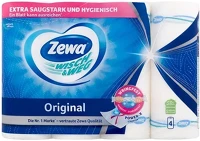 Zewa 12.01725 Kéztörlő tekercses háztartási  wisch&weg original 2 rétegű 8 tekercses kép