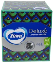 Zewa 60DB-OS Papírzsebkendő  deluxe 3 rétegű 60db-os dobozos aroma collection kép