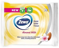 Zewa 42DB/CSG Nedves toalettpapír 42db/csg, 18csg/karton almond milk kép