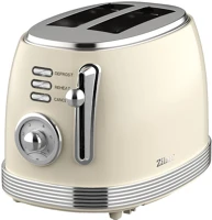 Zilan ZLN1191 retró kenyérpirító, 850 w, 6 fokozat, 2 szeletes, stop funkció kép