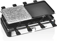 Zilan ZLN8863 raclette grill, 1500 w, 2 az 1-ben, alumínium sütőlap, tapadásmentes kép