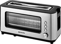 Zokura Z1237 Z1237 kenyérpirító, üvegablakkal, 2 szeletes, 1200w kép