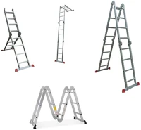 Ztrust ZTRUST4X5 multifunkciós 4X5 fokos Alumínium Létra (összecsukható) 5,8 méteres 4x5 kép