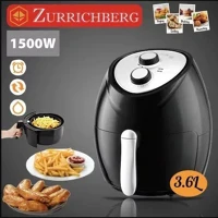 Zurrichberg ZBP7616 fritőz, 3,6 liter prémium forrólevegős fritőz olaj nélküli sütő kép