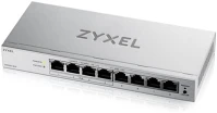 Zyxel GS1200-8HPV3-EU0101F Switch 8x1000mbps (4xpoe+), fémházas asztali, kép
