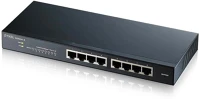Zyxel GS1900-8 8x gbe lan port smart menedzselhető asztali switch kép