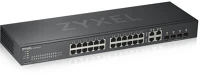 Zyxel GS1920-24V2-EU0101F 24XGBE LAN 4XRJ45/SFP combo port l2 smart menedzselhető switch kép
