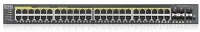 Zyxel GS2220-50HP-EU0101F Switch 44x1000mbps (44xpoe) + 4xgigabit kombó sfp + 2xgigabit sfp, menedzselhető rackes, gs2220-50-eu0101f kép