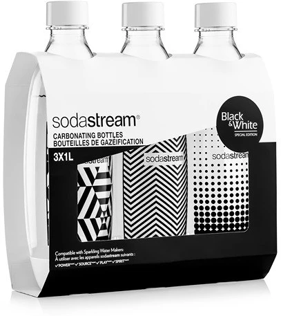 Sodastream BOTTLE FUSE BLACK & WHITE TRIPACK nagyítás