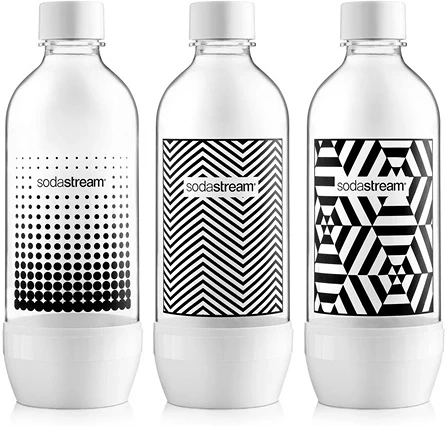 Sodastream BOTTLE JET BLACK AND WHITE TRIPACK SODA nagyítás