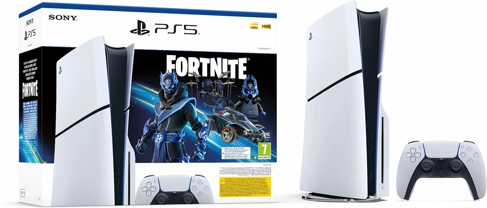 Sony PS5 LEMEZES SLIM FORTNITE BUNDLE nagyítás