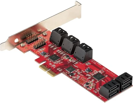 Startech 10P6G-PCIE-SATA-CARD nagyítás
