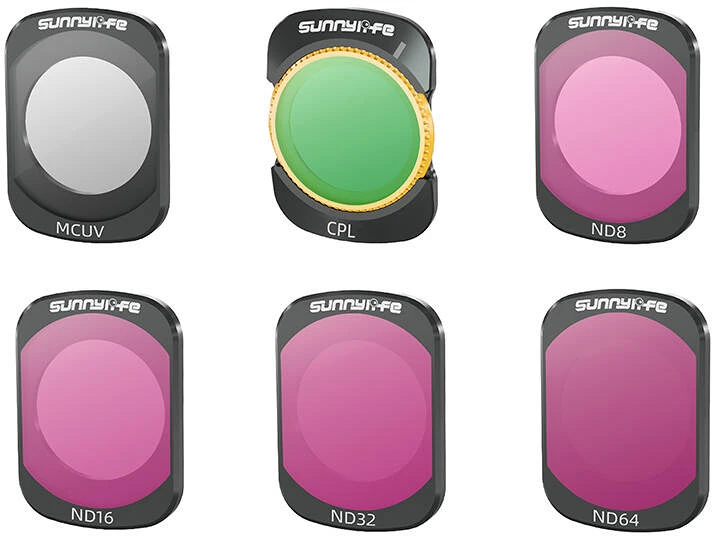 Sunnylife MCUV, CPL, ND8, ND16, ND32 nagyítás