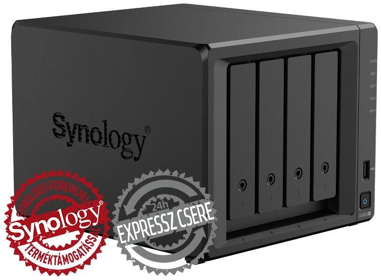 Synology 4XHDD + 2XM.2 SSD nagyítás