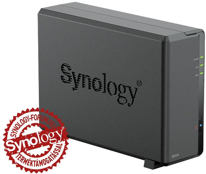 Synology DS124 nagyítás