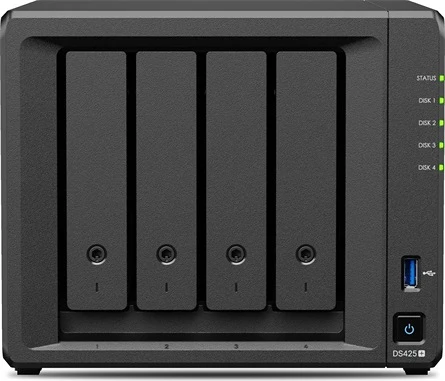 Synology DS425+ 4TB×2 NAS nagyítás