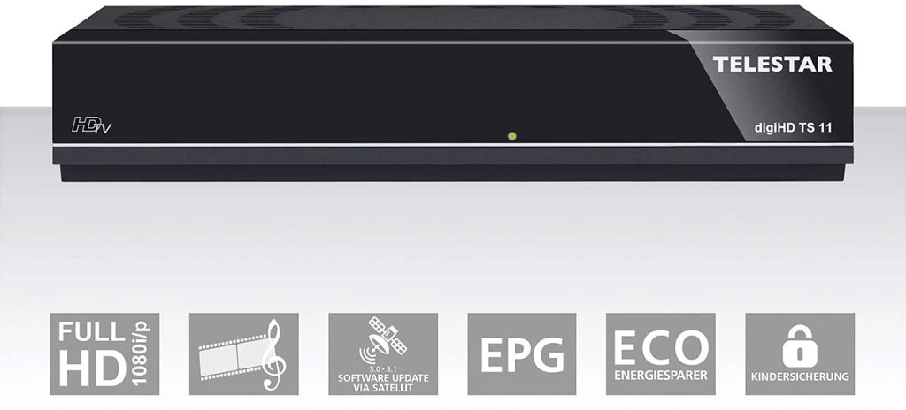 Telestar DIGIHD TS 11 HDTV DVB-S nagyítás