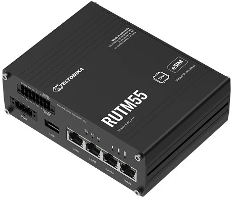 Teltonika GNSS, 4XRJ45 nagyítás