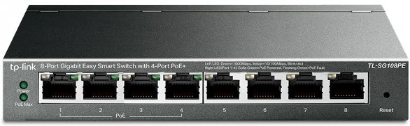 Tp-link TL-SG108PE 8-PORT nagyítás