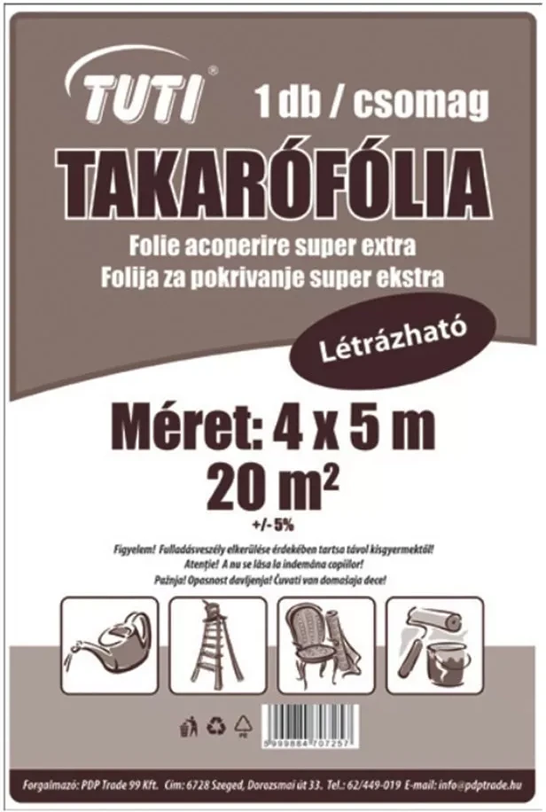 Tuti LÉTRÁZHATÓ 4X5M 20 nagyítás
