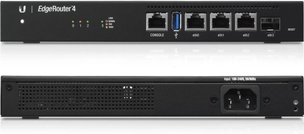 Ubiquiti ER-4 3XGBE LAN 1XGBE SFP nagyítás