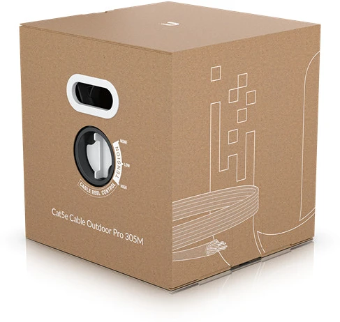 Ubiquiti UACC-CABLE-C5E-OUTDOOR-PRO-305M-W nagyítás