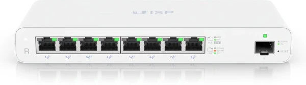 Ubiquiti UISP-R 8XGBE LAN POE 110W 1X1G SFP nagyítás