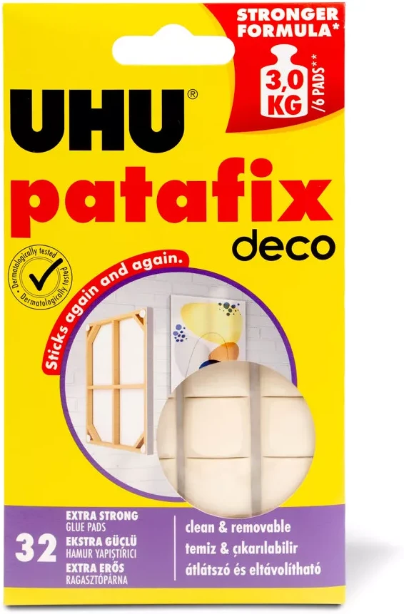 Uhu PATAFIX HOMEDECO - FEHÉR nagyítás