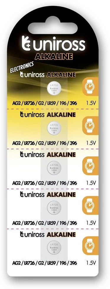 Uniross LR726, AG2, LR59 nagyítás