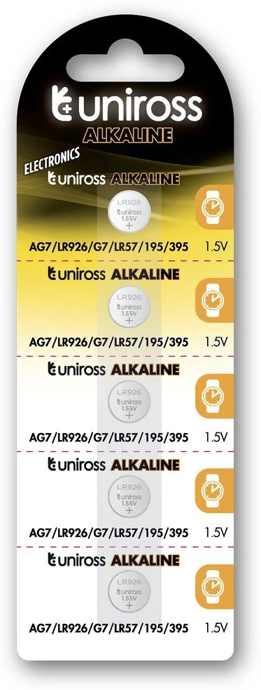 Uniross LR926, AG7, LR57 nagyítás