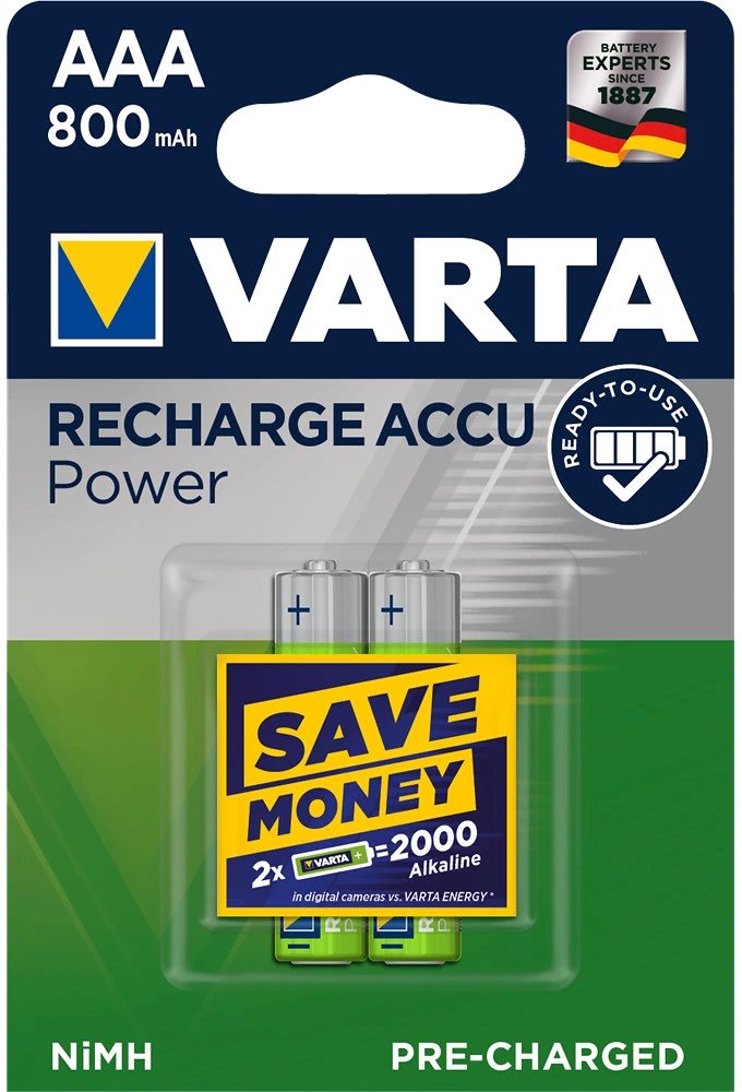 Varta 800 MAH nagyítás