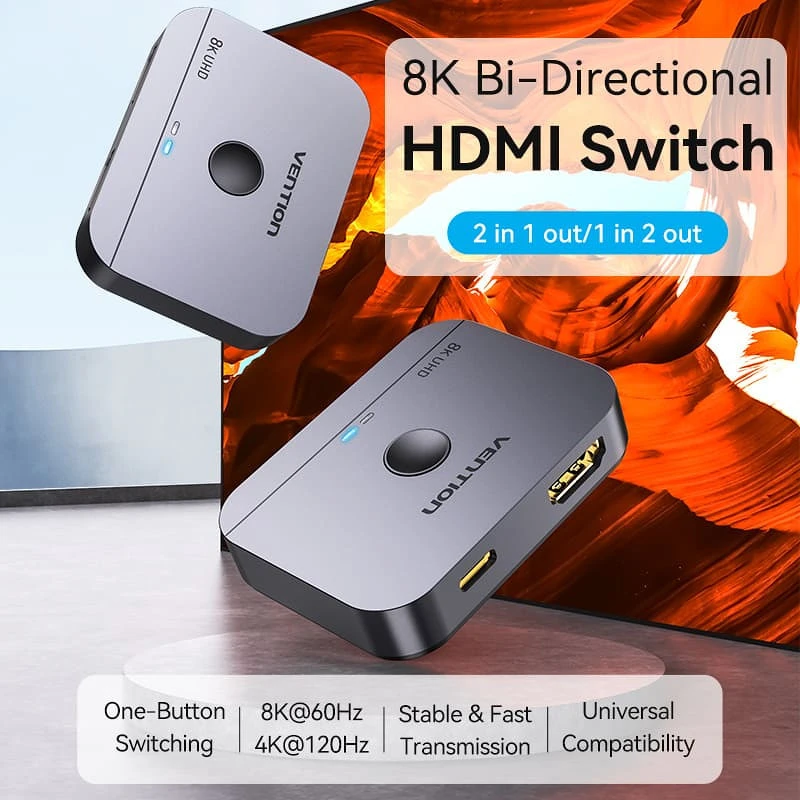 Vention 8K, 2-PORTOS nagyítás