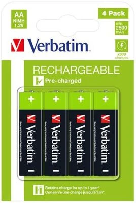 Verbatim 4X2500 MAH nagyítás