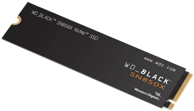 Western digital BLACK SN850X 4TB M.2 PCIE NVME 2280 SSD WDS400T2X0E nagyítás