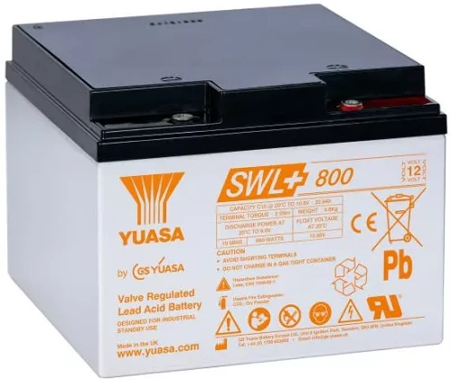 Yuasa SWL+800 12V, 25AH nagyítás