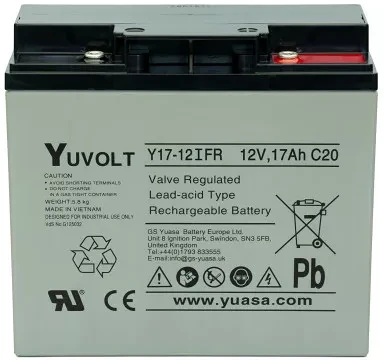 Yuasa YUVOLT 12V 17 AH IFR nagyítás