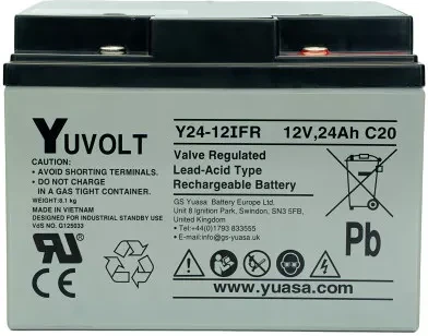 Yuasa YUVOLT 12V 24 AH FR nagyítás