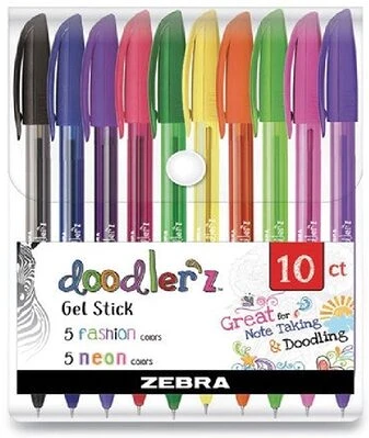 <span itemprop='brand'>Zebra</span> <span itemprop='sku'>doodlerz fashion&neon 10db-os</span> nagyítás