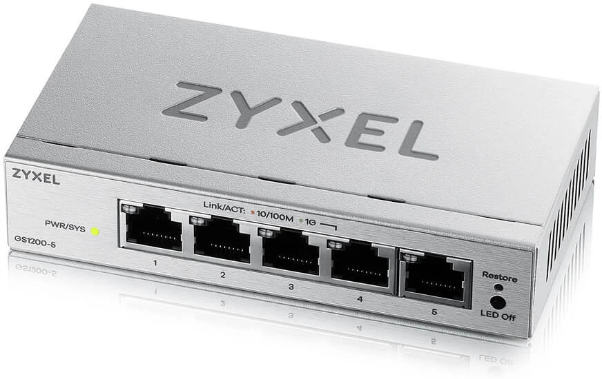 Zyxel GS1200-5V3-EU0101F 5XGBE LAN nagyítás